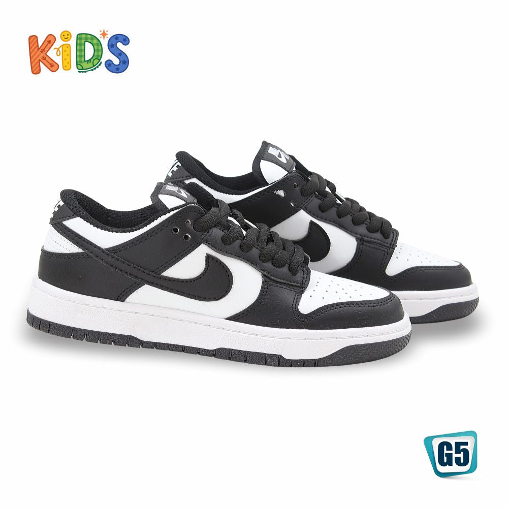 CALZADO URBANO KID´S G520, ESTILO 6000G, COLOR NGO BCO, CORRIDA 18 - 21.5