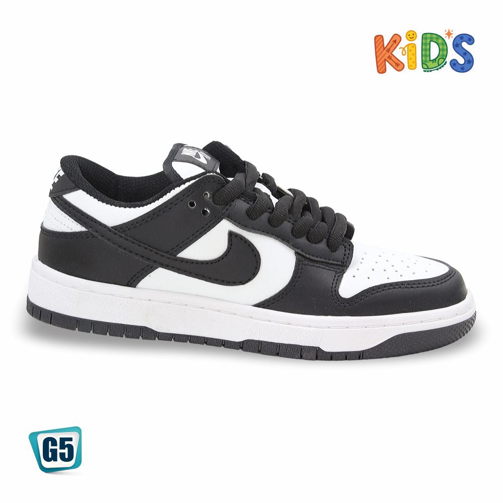 CALZADO URBANO KID´S G520, ESTILO 6000G, COLOR NGO BCO, CORRIDA 18 - 21.5