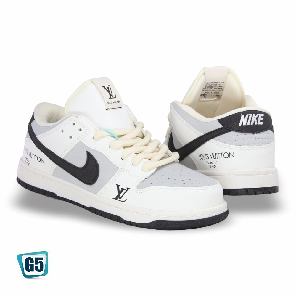 CALZADO URBANO G520, ESTILO DUNKSB, COLOR LV GRIS MARFIL, CORRIDA 25 - 30