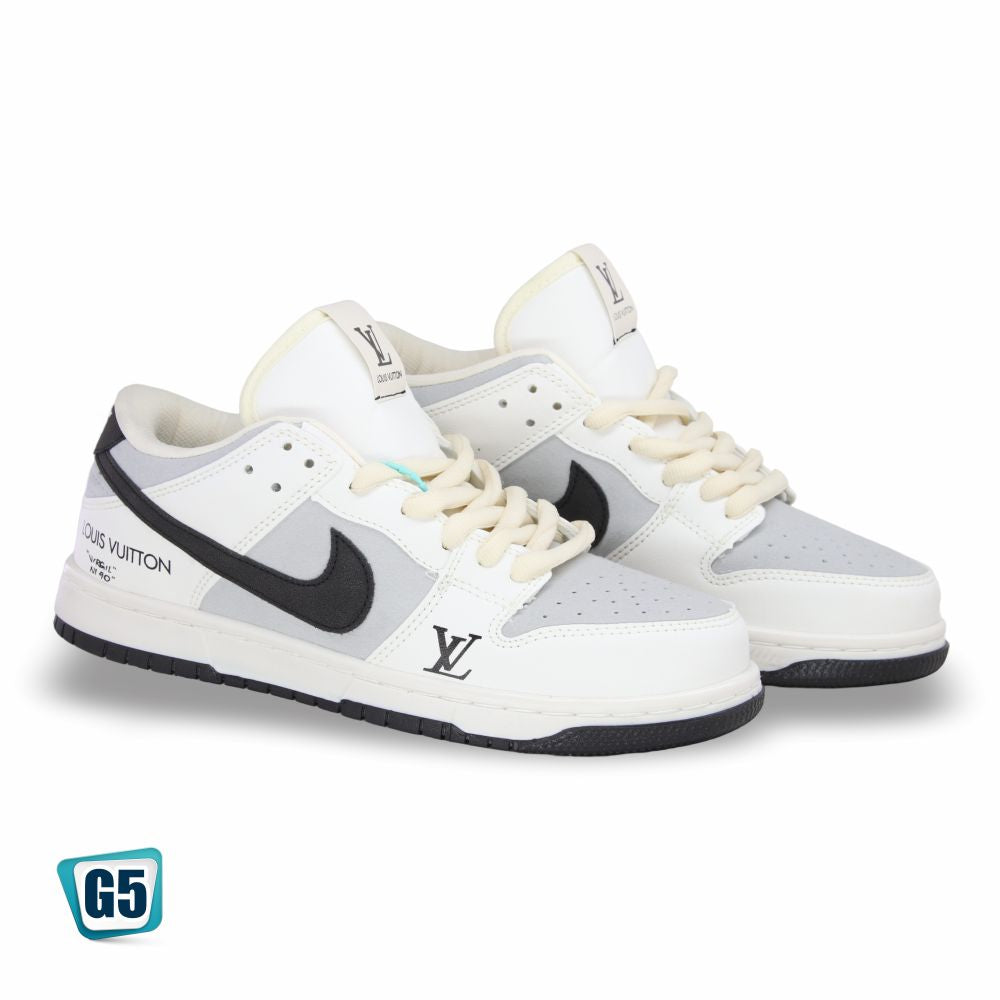 CALZADO URBANO G520, ESTILO DUNKSB, COLOR LV GRIS MARFIL, CORRIDA 25 - 30
