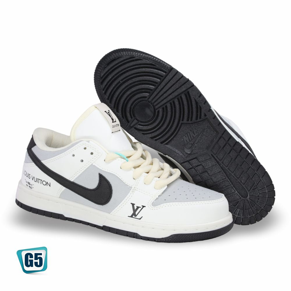 CALZADO URBANO G520, ESTILO DUNKSB, COLOR LV GRIS MARFIL, CORRIDA 25 - 30
