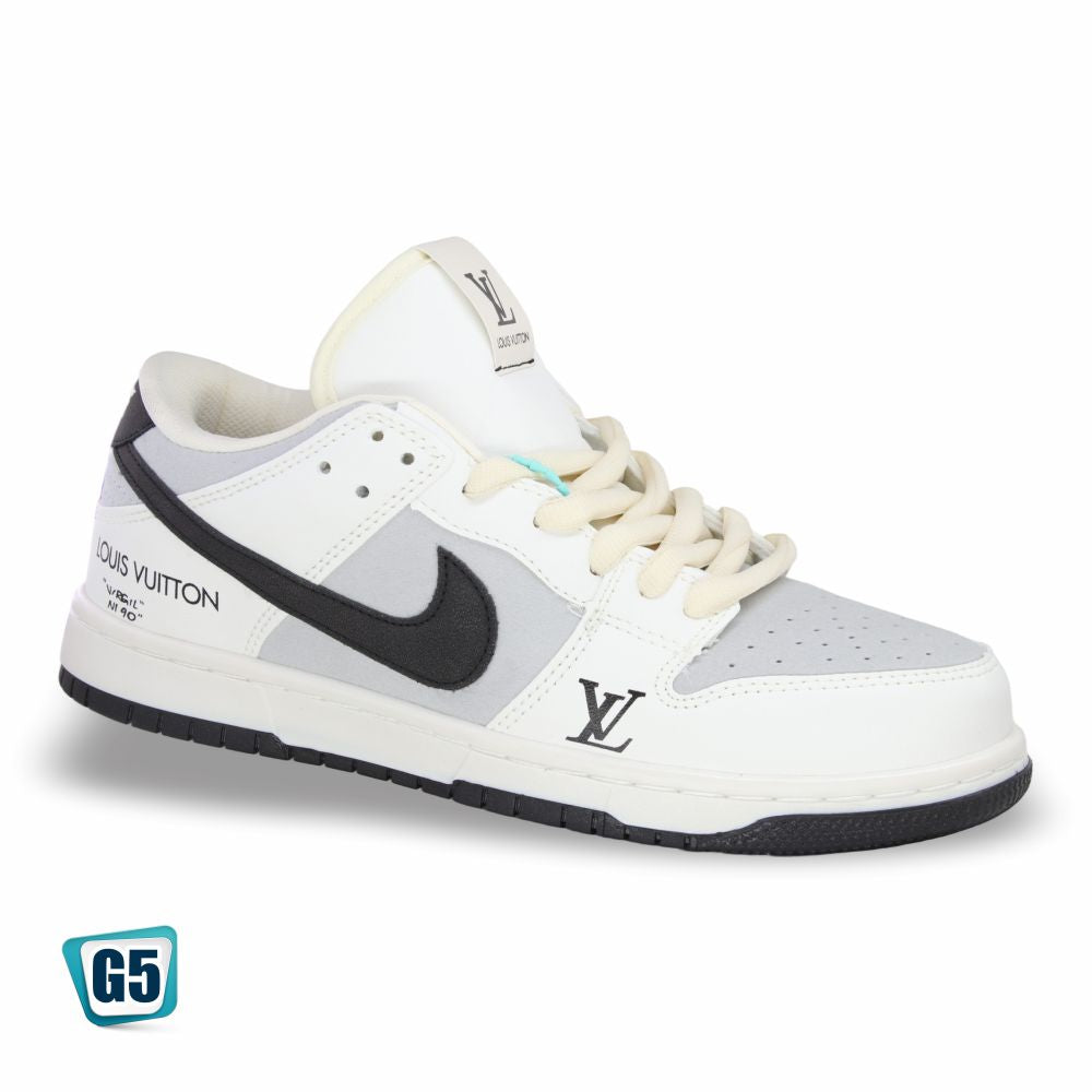 CALZADO URBANO G520, ESTILO DUNKSB, COLOR LV GRIS MARFIL, CORRIDA 25 - 30