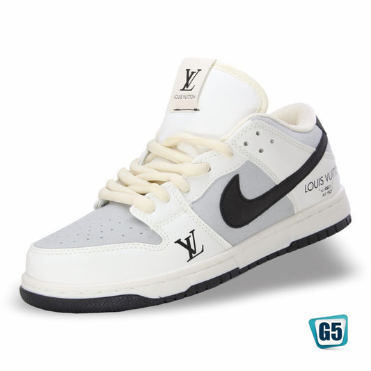 CALZADO URBANO G520, ESTILO DUNKSB, COLOR LV GRIS MARFIL, CORRIDA 25 - 30