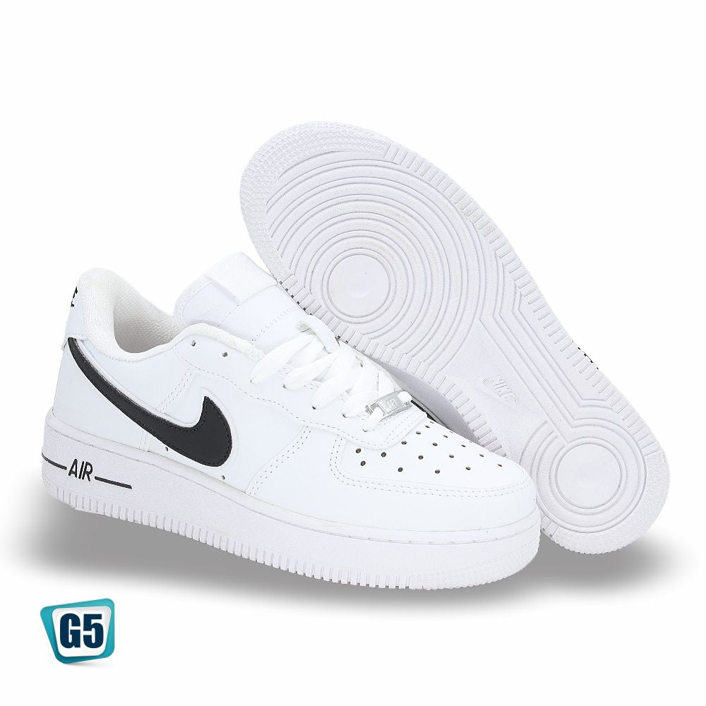 CALZADO URBANO MOD. AF1MA-6 COLOR BLANCO NEGRO FOOT