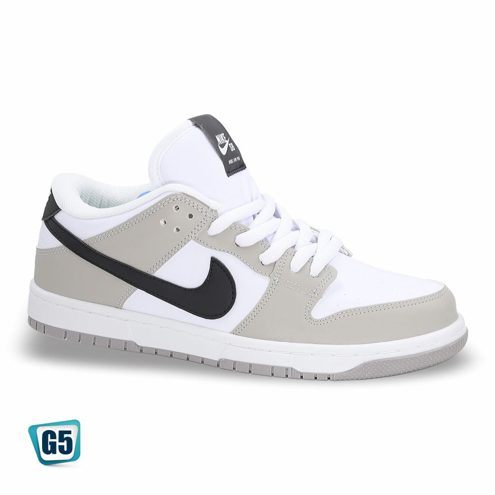 CALZADO URBANO MOD. DUNKLM COLOR GRIS NEGRO