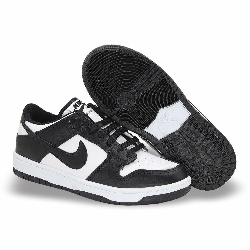 CALZADO URBANO MOD. 24MA L20-1 COLOR BLANCO NEGRO