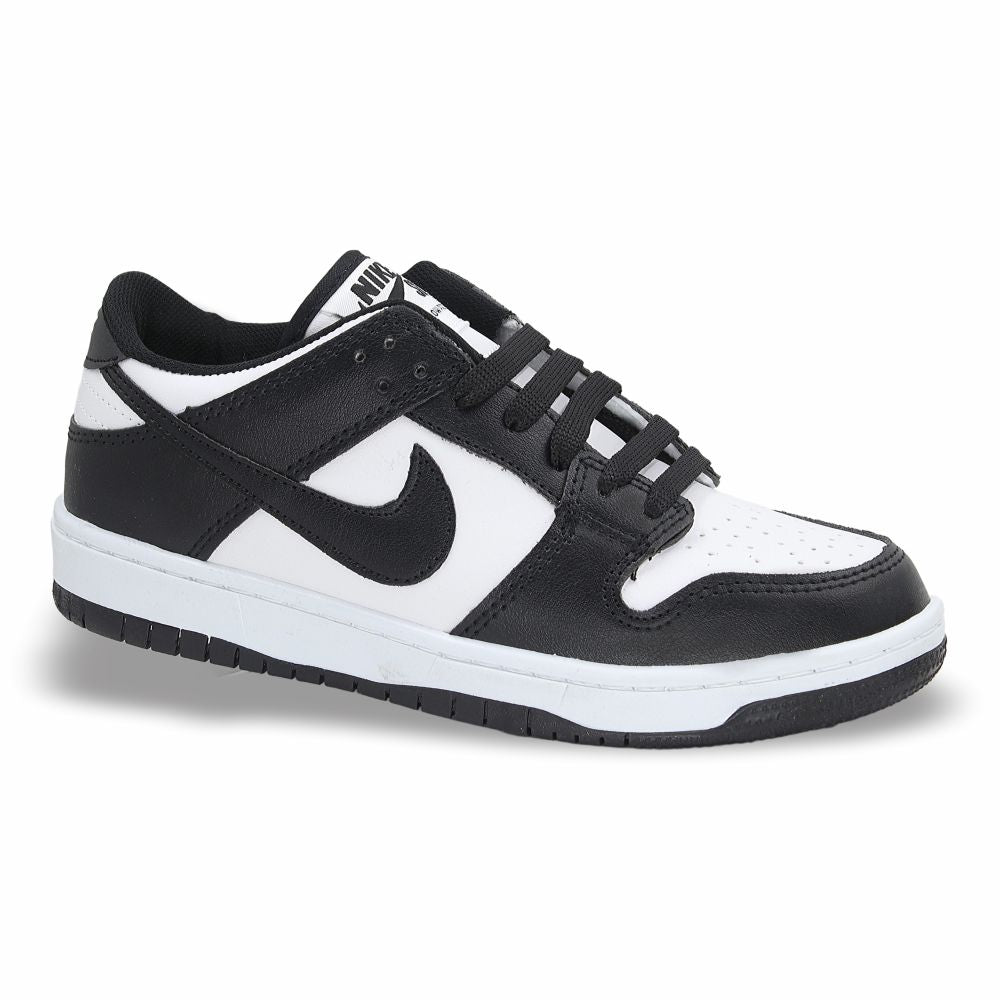 CALZADO URBANO MOD. 24MA L20-1 COLOR BLANCO NEGRO