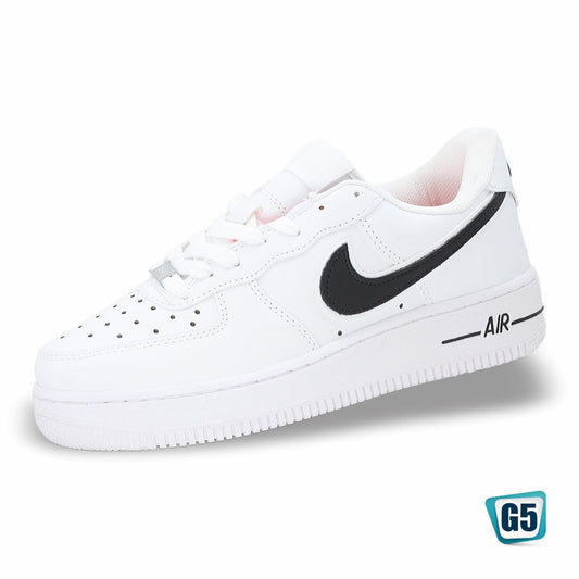 CALZADO URBANO MOD. AF1MA-6 COLOR BLANCO NEGRO FOOT