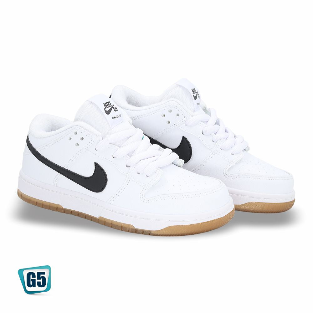 CALZADO URBANO REPLICA DUNK BLANCO / NEGRO