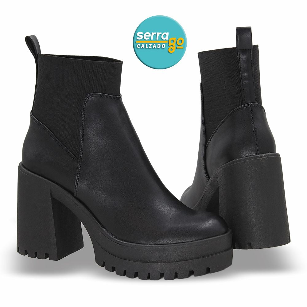 BOTA  DAMA ESTILO 1007 COLOR NEGRO