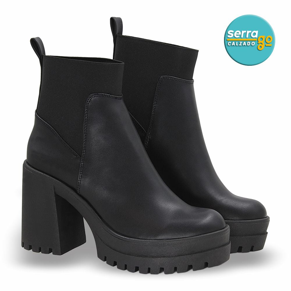 BOTA  DAMA ESTILO 1007 COLOR NEGRO