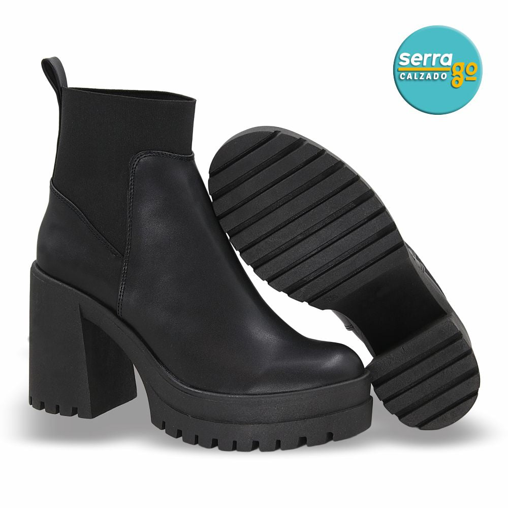 BOTA  DAMA ESTILO 1007 COLOR NEGRO