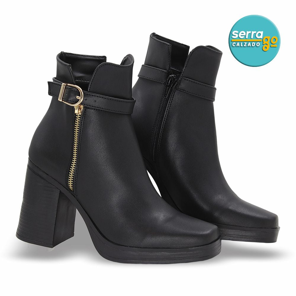 BOTA  DAMA ESTILO 1201 COLOR NEGRO