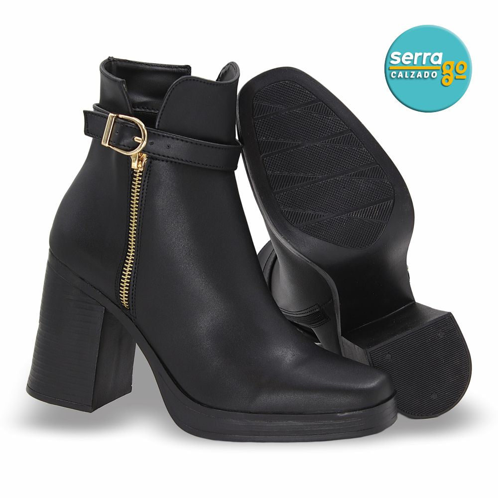 BOTA  DAMA ESTILO 1201 COLOR NEGRO