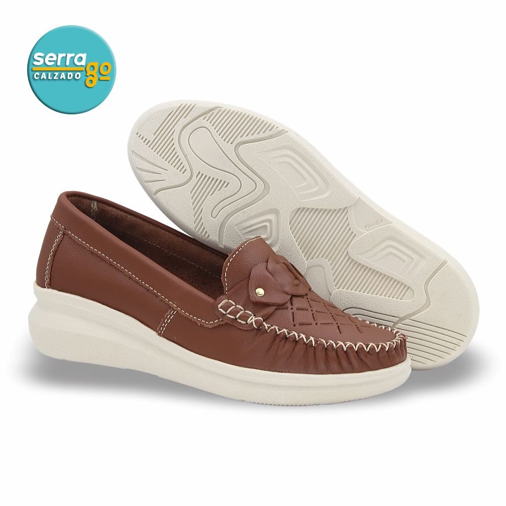 MOCASIN CONFORT DAMA ESTILO 634 COLOR SHEDRON