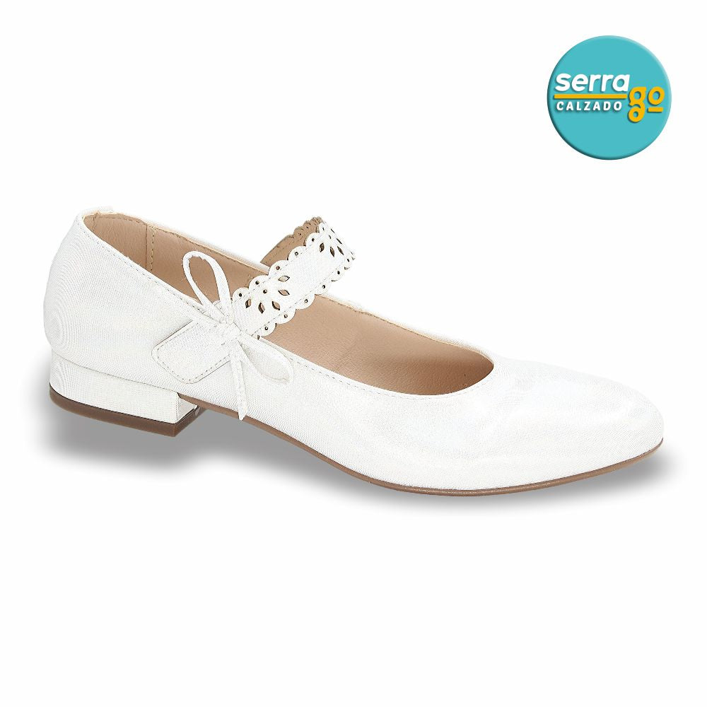 CALZADO FORMAL CLASICO INFANTIL ESTILO 267013 COLOR PLATA