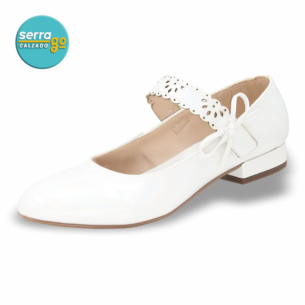 CALZADO FORMAL CLASICO INFANTIL ESTILO 267013 COLOR PLATA