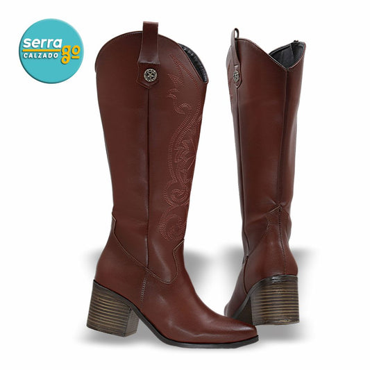 BOTA LARGA DAMA ESTILO ARKANS COLOR TANG