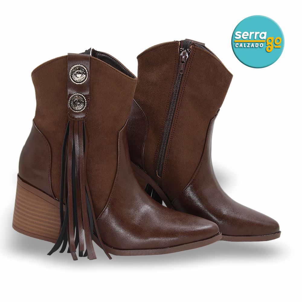 BOTA VAQUERA ESTILO 6021 COLOR CASTAÑO