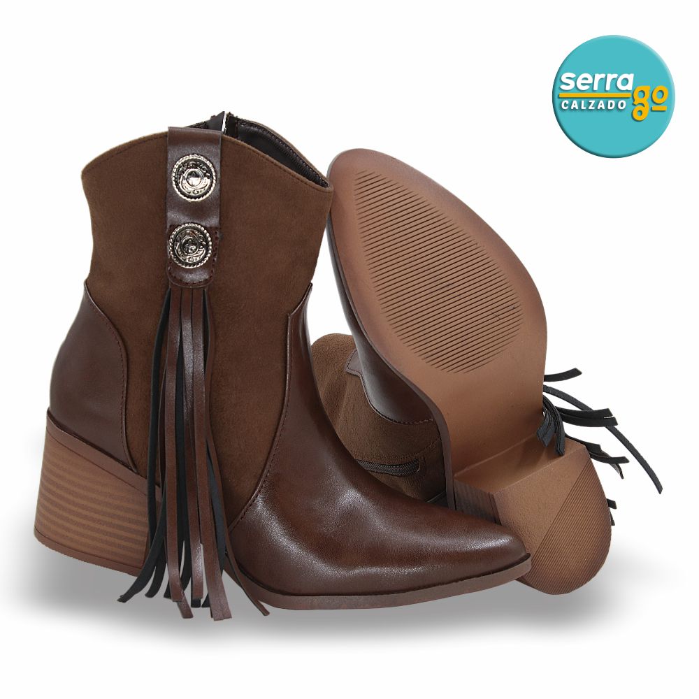 BOTA VAQUERA ESTILO 6021 COLOR CASTAÑO