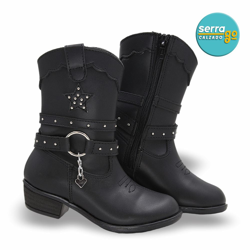 BOTA INFANTIL ESTILO 261089 COLOR NEGRO