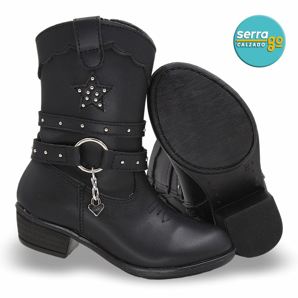 BOTA INFANTIL ESTILO 261089 COLOR NEGRO