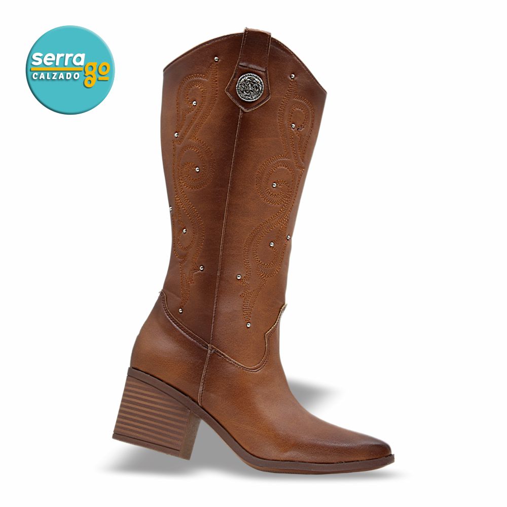 BOTA LARGA DAMA ESTILO 6029 COLOR TANG