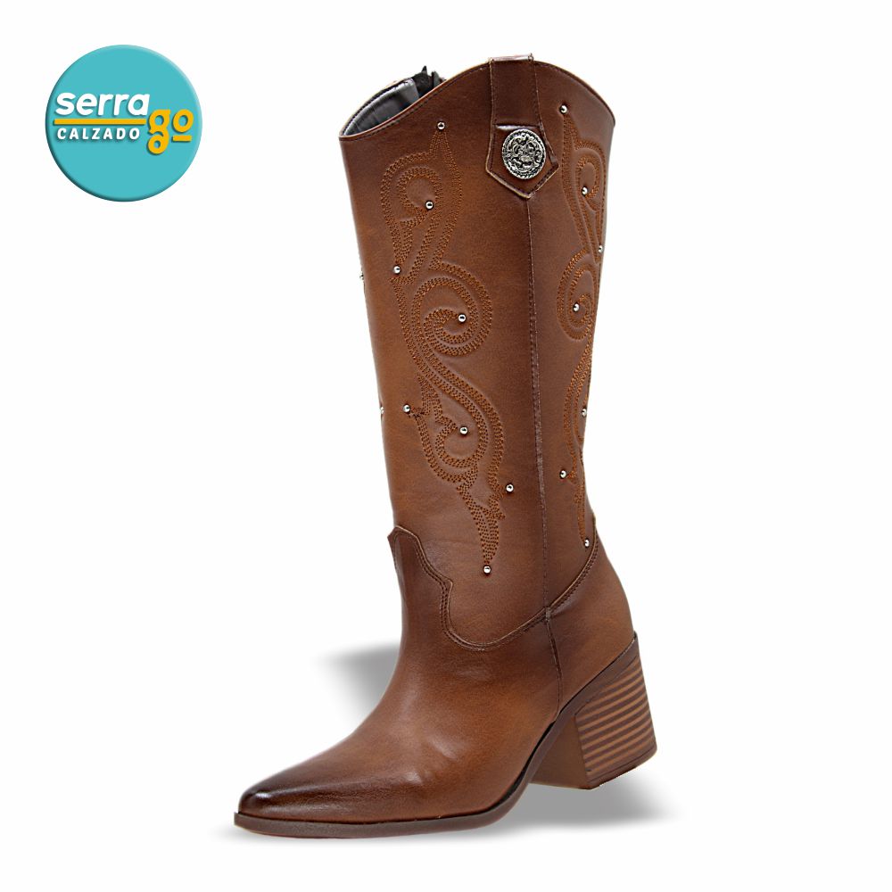 BOTA LARGA DAMA ESTILO 6029 COLOR TANG