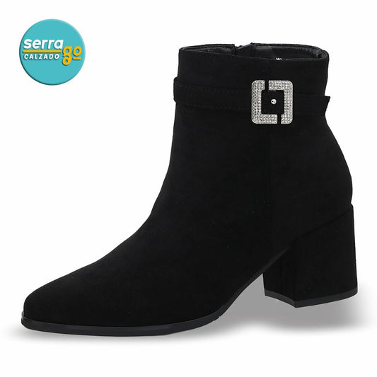 BOTA  DAMA ESTILO JO-21 COLOR BUCK NEGRO