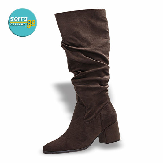 BOTA LARGA DAMA ESTILO JO-09 COLOR BUCK CAFE