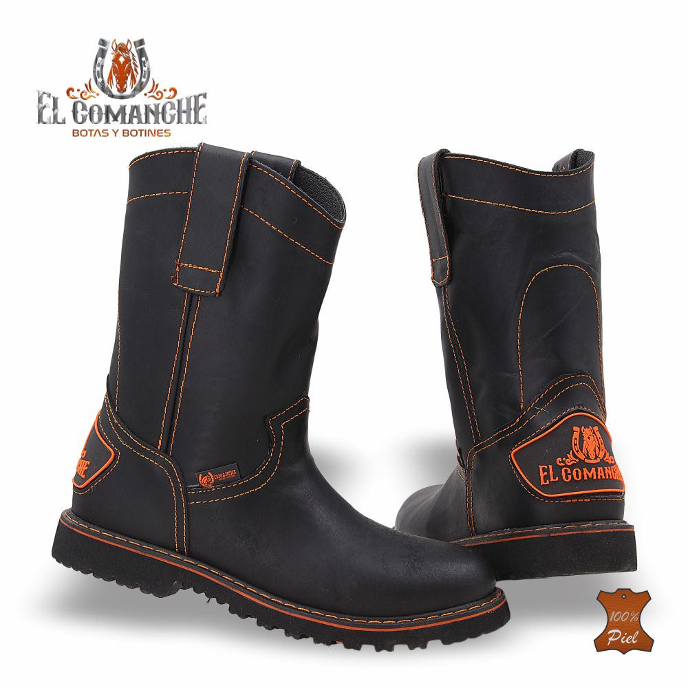 BOTA DE TRABAJO PARA CABALLERO MOD. 30 COLOR NEGRO