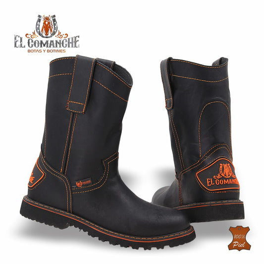 BOTA DE TRABAJO PARA CABALLERO MOD. 30 COLOR NEGRO
