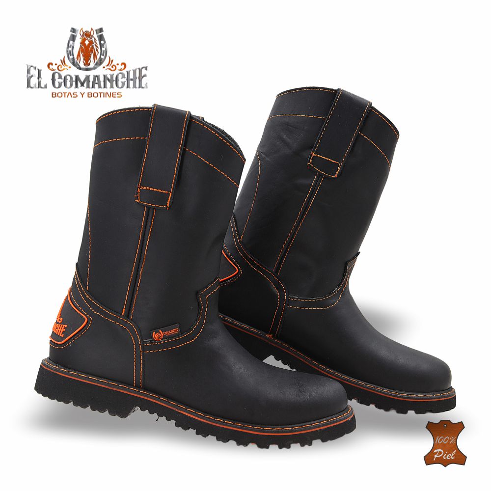 BOTA DE TRABAJO PARA CABALLERO MOD. 30 COLOR NEGRO