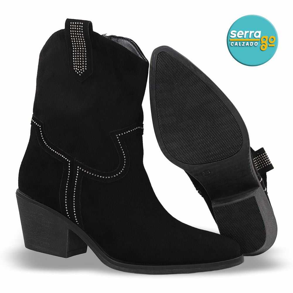 BOTA CAÑA MEDIA DAMA ESTILO 2084 COLOR NEGRO