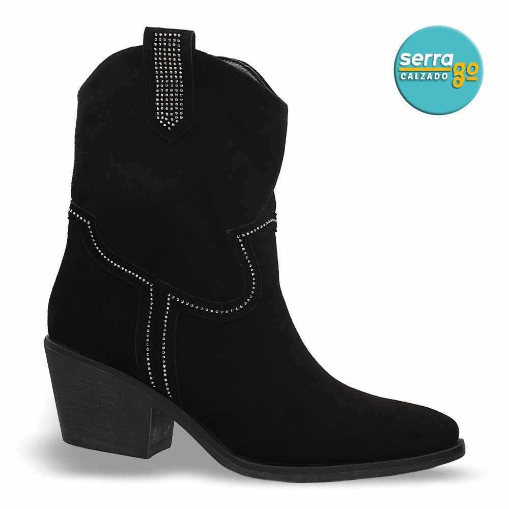 BOTA CAÑA MEDIA DAMA ESTILO 2084 COLOR NEGRO