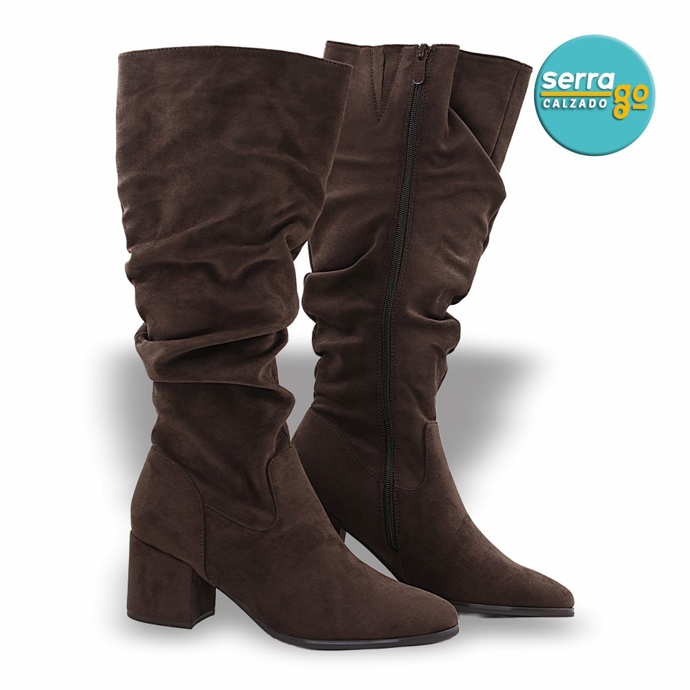 BOTA LARGA DAMA ESTILO JO-09 COLOR BUCK CAFE