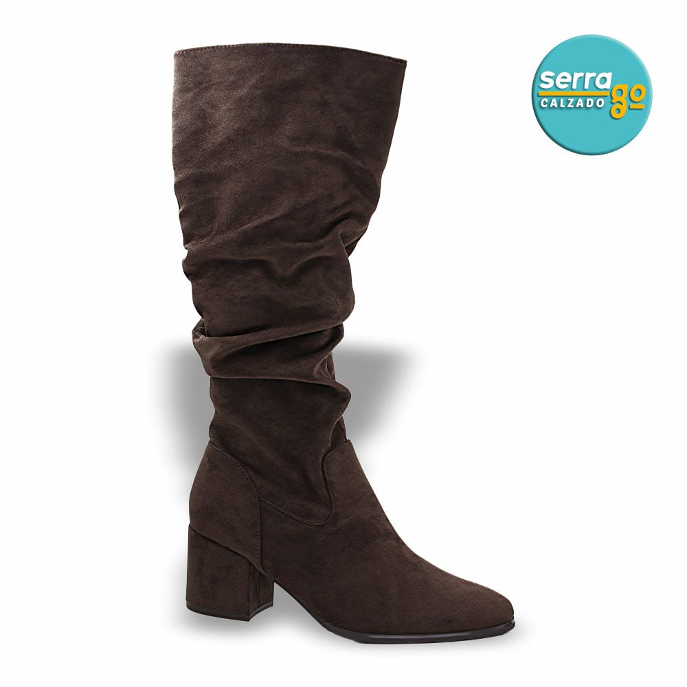 BOTA LARGA DAMA ESTILO JO-09 COLOR BUCK CAFE