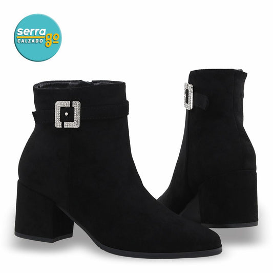 BOTA  DAMA ESTILO JO-21 COLOR BUCK NEGRO