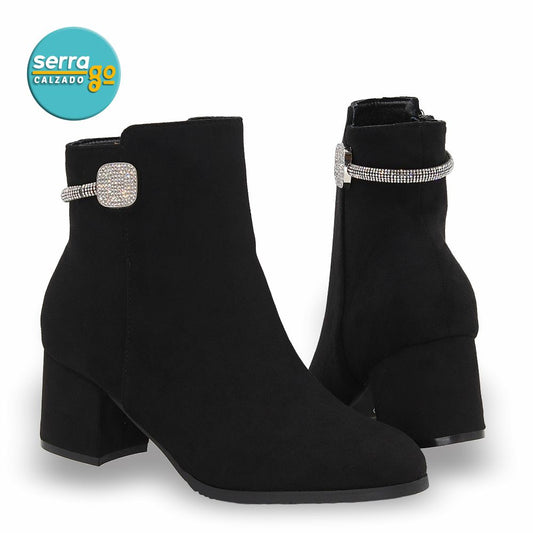 BOTA  DAMA ESTILO JO-11 COLOR BUCK NEGRO