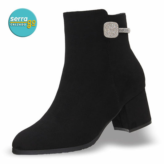 BOTA  DAMA ESTILO JO-11 COLOR BUCK NEGRO