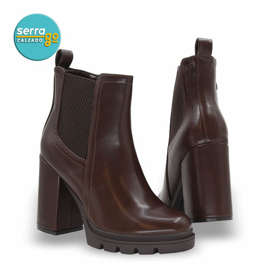 BOTA  DAMA ESTILO JO-07 COLOR CAFÉ