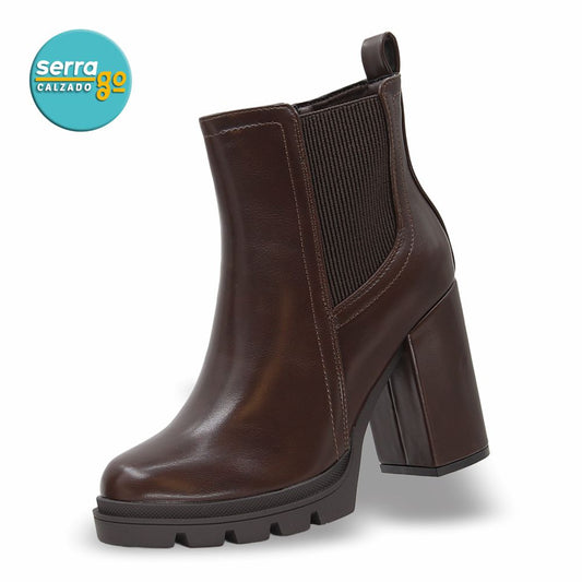 BOTA  DAMA ESTILO JO-07 COLOR CAFÉ