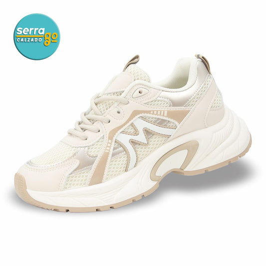 Tenis Deportivo Light mod. 726 Color Beige