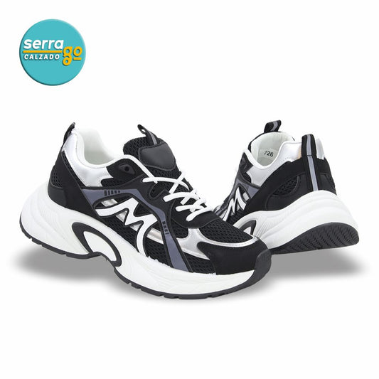 Tenis Deportivo Light mod. 726 Color Negro