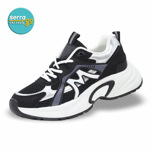 Tenis Deportivo Light mod. 726 Color Negro