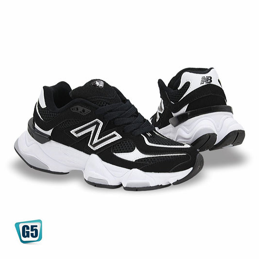 CALZADO DEPORTIVO ESTILO 9060YM REPLICA NEW BALNC COLOR BLANCO NEGRO
