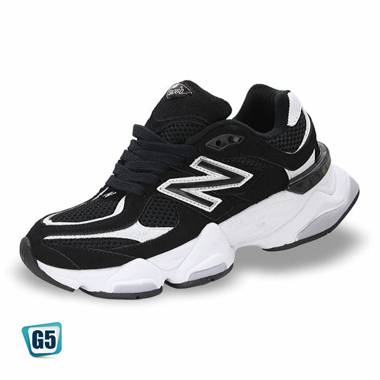 CALZADO DEPORTIVO ESTILO 9060YM REPLICA NEW BALNC COLOR BLANCO NEGRO