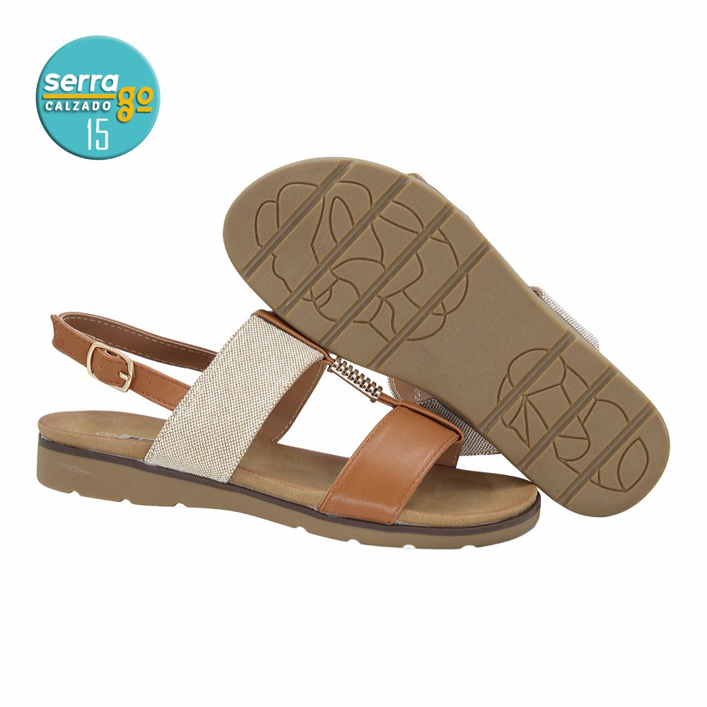 SANDALIA CASUAL DAMA ESTILO 712 COLOR TANG