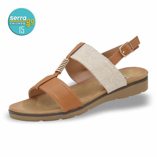 SANDALIA CASUAL DAMA ESTILO 712 COLOR TANG