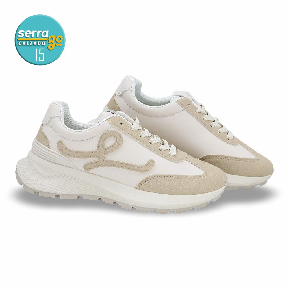 CALZADO URBANO ESTILO 719 COLOR BEIGE